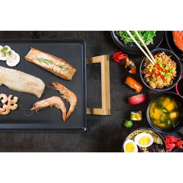 Bestron Teppanyaki XXL ABP604BB, Elektro-Grillplatte – Bild 7