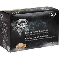 Bradley Apfel Bisquetten, 120 Stück, Räucherholz
