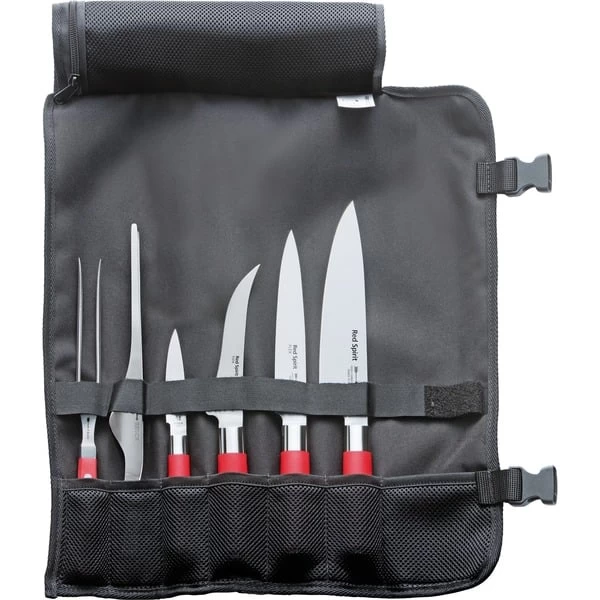 DICK Textil-Rolltasche "Red Spirit", 6-teilig, Besteck