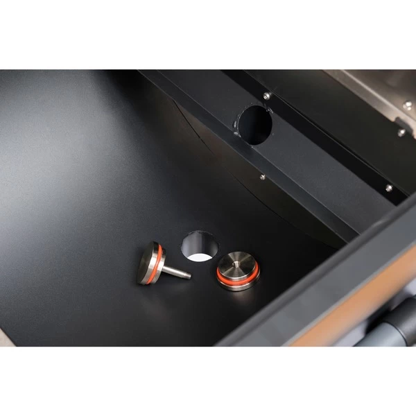 Moesta Sheriff Pelletgrill, Inkl. Frontablage PaperPlank Black Und Haken – Bild 4