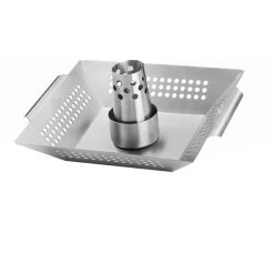 Napoleon Edelstahl Geflügelhalter & Gemüsekorb, Grillkorb