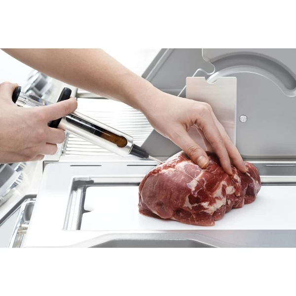 Napoleon Edelstahl Marinaden-Injektor, Spritze – Bild 5