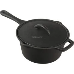 Napoleon Gusseiser Soßentopf Mit Deckel, Pfanne