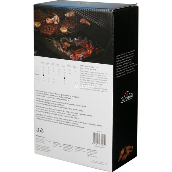 Napoleon Holz-Räucherchunks Buche, Räucherchips – Bild 2