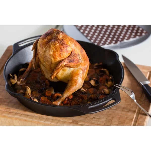 Petromax Gusseiserner Geflügelbräter Cf30, Geflügelhalter – Bild 3