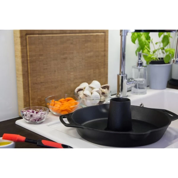 Petromax Gusseiserner Geflügelbräter Cf30, Geflügelhalter – Bild 5