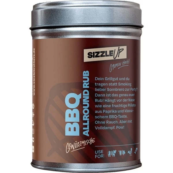 SizzleBrothers BBQ Allround Rub, Gewürz