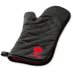 Weber Grillhandschuh 6472, Schwarz Mit Rotem Kettle