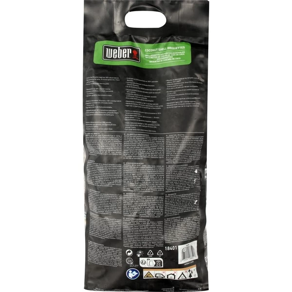 Weber Kokosnuss Briketts 18401, 4kg – Bild 2